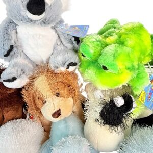 Ganz Webkinz Lot Of 8 Assorted Plush Stuffed Animals 2 CODES